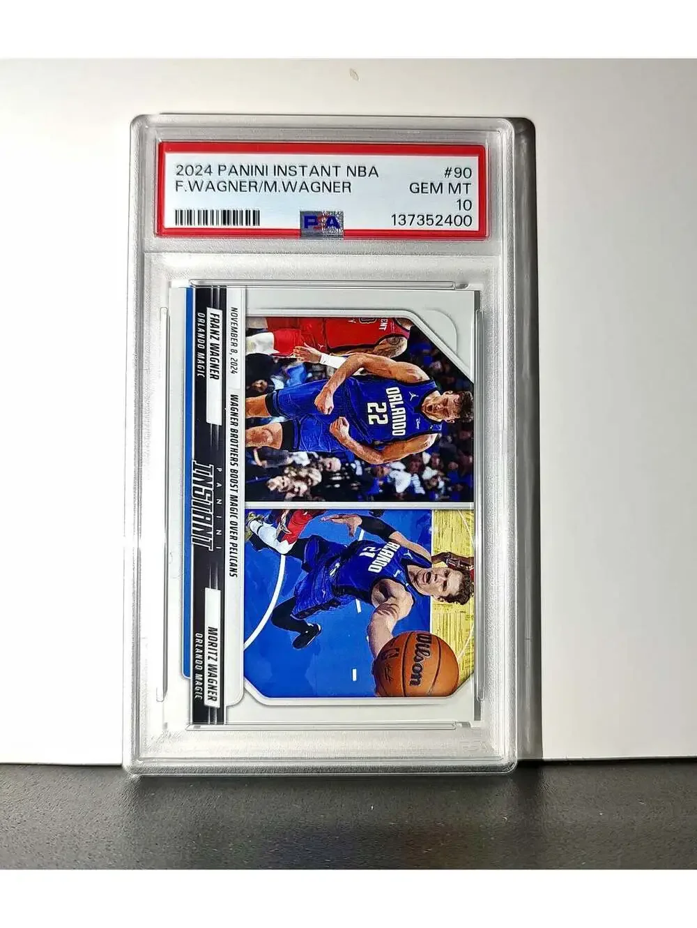 Franz Wagner / Moritz Wagner 2024 Panini NBA #90 Basketball PSA 10 Gem Mint